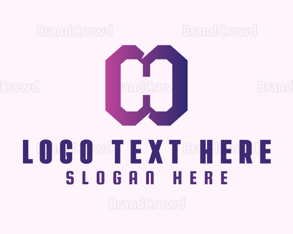 Gradient Letter H Logo