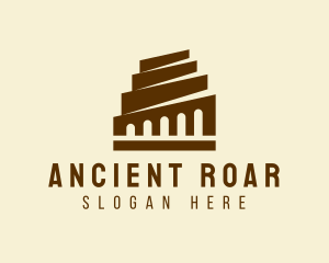 Ancient Building Construction logo design