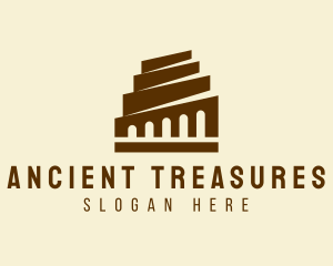 Ancient Building Construction logo design