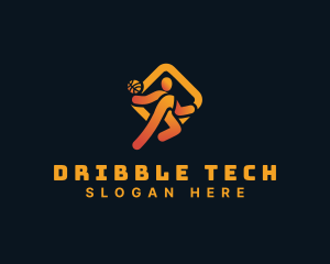 Dribble - Basketball Sports Dunk logo design