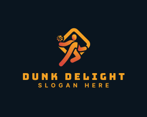 Dunk - Basketball Sports Dunk logo design