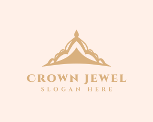 Delicate Tiara Crown logo design