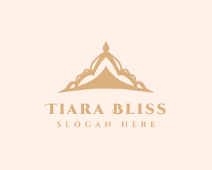 Tiara - Delicate Tiara Crown logo design