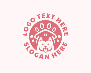 Veterinary - Pink Puppy Kennel logo design