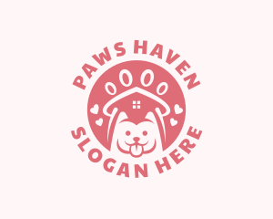 Pink Puppy Kennel logo design