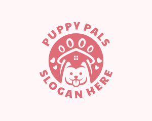 Pink Puppy Kennel logo design