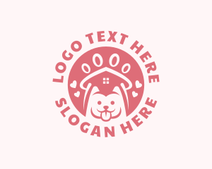 Heart - Pink Puppy Kennel logo design