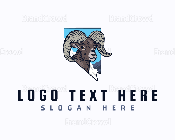 Bighorn Sheep Nevada Logo