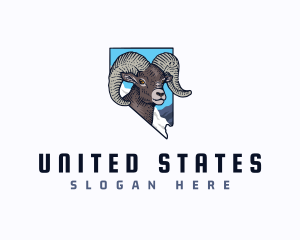 Bighorn Sheep Nevada logo design