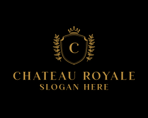 Royal Shield Crown logo design