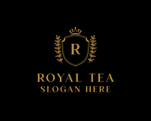 Royal Shield Crown logo design