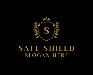 Royal Shield Crown logo design