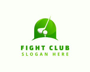 Gradient Golf Club logo design