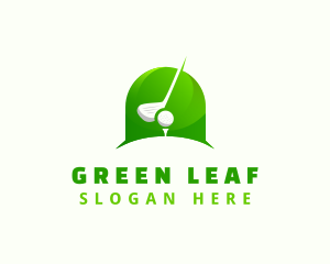 Gradient Golf Club logo design