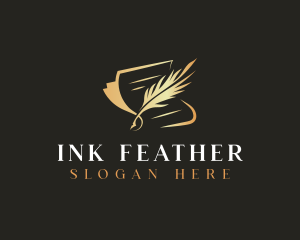 Quill - Writing Quill Feather logo design