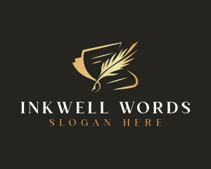 Writing - Writing Quill Feather logo design