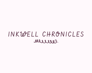 Journal - Journal Handwriting Swirl logo design