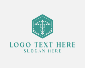 Pharmaceutical - Medical Caduceus Clinic logo design