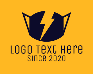 Healthcare Provider - Thunder Bolt Face Mask logo design