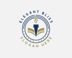 Book - School Learning Academy logo design