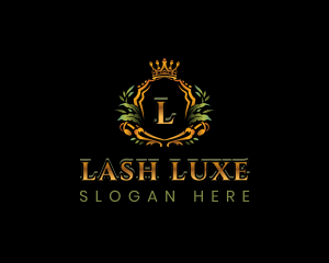 Luxury Crown Shield logo design