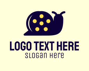 Snail - Snail Film Reel logo design