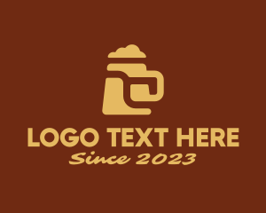 Tap - Beer Mug Cloud logo design
