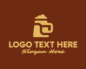 Beer Mug Cloud Logo