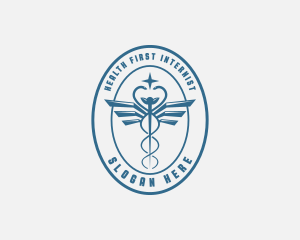 Star Caduceus Healthcare logo design