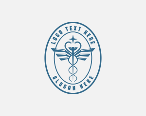 Medical - Star Caduceus Healthcare logo design