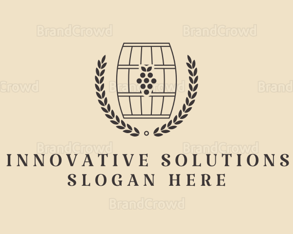 Grape Wine Distillery Logo
