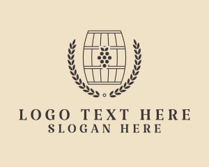Pub - Grape Wine Distillery logo design