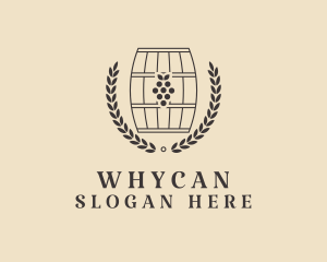 Grape Wine Distillery Logo