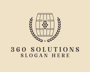 Grape Wine Distillery logo design