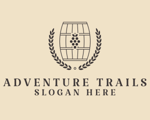 Grape Wine Distillery logo design