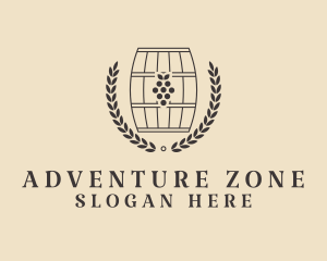 Grape Wine Distillery logo design