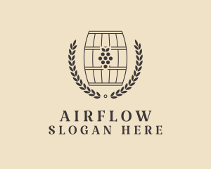 Grape Wine Distillery logo design