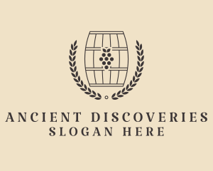 Grape Wine Distillery logo design