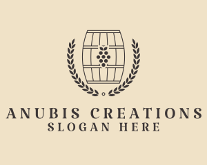 Grape Wine Distillery logo design