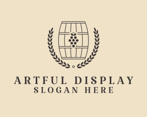 Grape Wine Distillery logo design