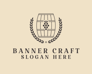 Grape Wine Distillery logo design