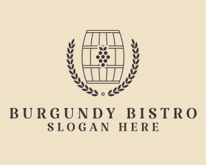 Grape Wine Distillery logo design