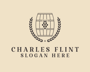 Grape Wine Distillery logo design