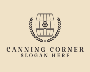 Grape Wine Distillery logo design