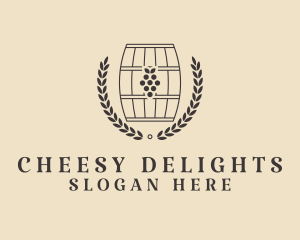 Grape Wine Distillery logo design