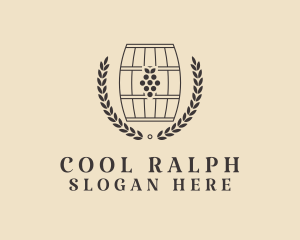 Grape Wine Distillery logo design