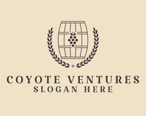 Grape Wine Distillery logo design