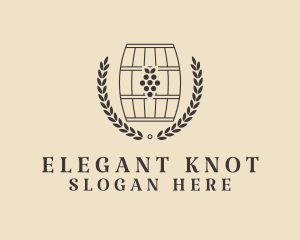 Grape Wine Distillery logo design