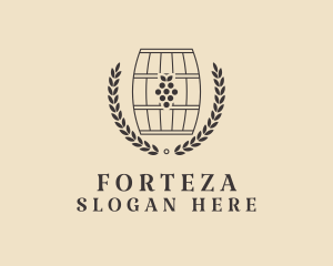 Grape Wine Distillery logo design