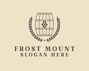 Grape Wine Distillery logo design